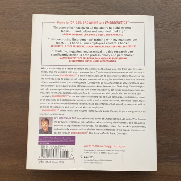 Emergenetics Tap Into the New Science of Success by Gail Browning, PhD - Picture 7 of 9